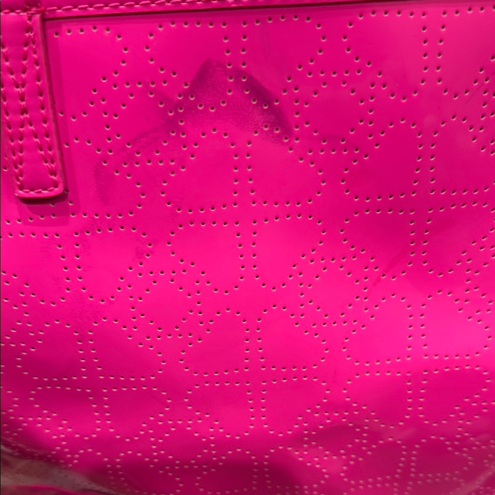 Kate Spade Pink Nylon Tote with Glossy Finish - Picture 4 of 11